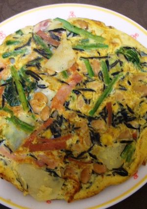 野菜たっぷり♪スパニッシュオムレツ-レシピのメイン写真
