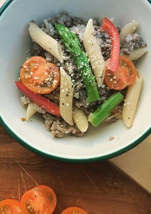 キャンプ飯 ペンネ-レシピのメイン写真