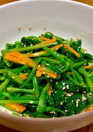 ほうれん草とにんじんのナムル-レシピのメイン写真