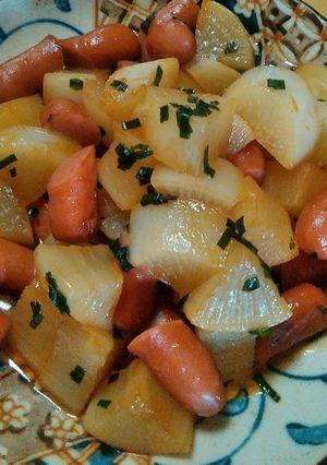 簡単♪大根とウインナーの煮物-レシピのメイン写真