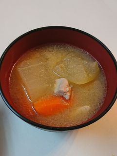 冬瓜汁☆冬瓜と鶏のみそ汁-レシピのメイン写真
