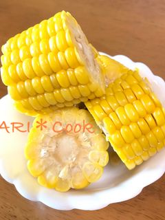 レンジで簡単!とうもろこしの茹で方-レシピのメイン写真