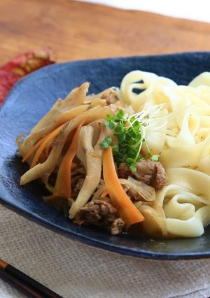 腎臓病食にも あんかけ焼きうどん-レシピのメイン写真
