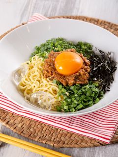 さばみそ缶で簡単!冷やし台湾風まぜそば-レシピのメイン写真