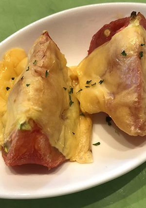 すぐできる！トマトのチーズ焼き-レシピのメイン写真