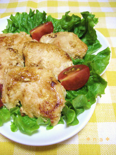 鶏胸肉の♡味噌マヨ漬け焼き-レシピのメイン写真
