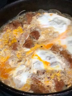 生姜焼き用お肉でカツ丼-レシピのメイン写真