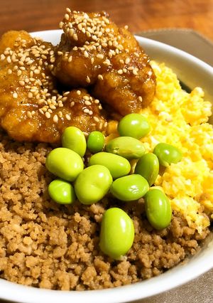 3色（＋１）丼-レシピのメイン写真
