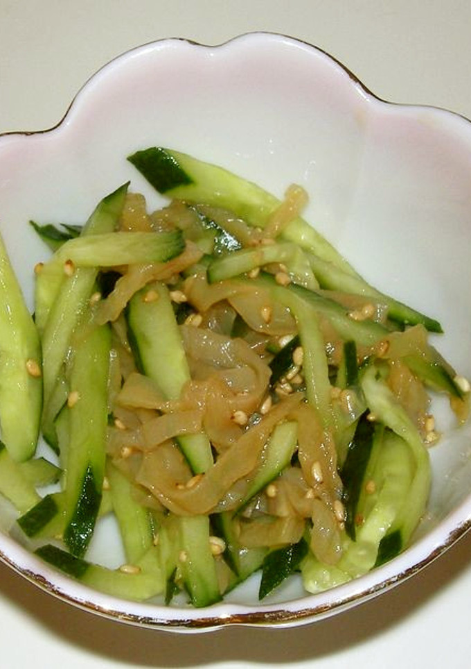 クラゲときゅうりの和え物（冷菜）-レシピのメイン写真