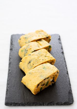 ひきわり納豆で【納豆の卵焼き】玉子焼き-レシピのメイン写真