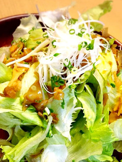 なめ茸と白髪ねぎのサラダ-レシピのメイン写真