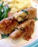 豚もも薄切り肉で大葉チーズ巻き焼き♪
