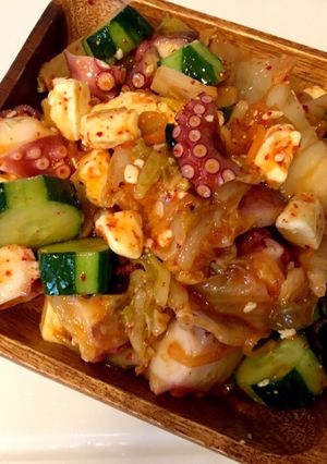 【簡単】たこキムチーズ-レシピのメイン写真