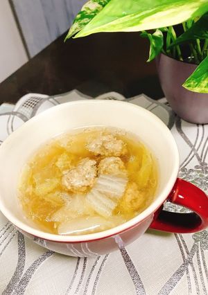 タイ風豚挽き肉と春雨スープ-レシピのメイン写真