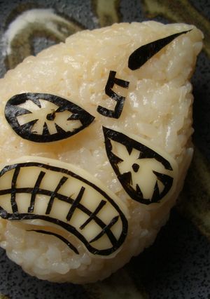 ジョジョの奇妙なおにぎり（キャラ弁）-レシピのメイン写真