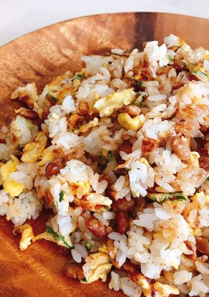 ふわっとパラパラ納豆チャーハン-レシピのメイン写真