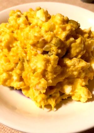 かぼちゃの煮物リメイク★たまごサラダ-レシピのメイン写真
