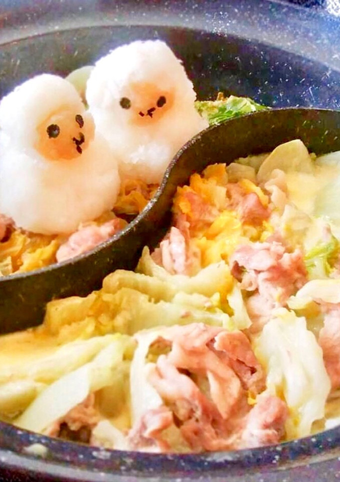 ずぼらの簡単ヒツジさんのヘルシーみぞれ鍋-レシピのメイン写真