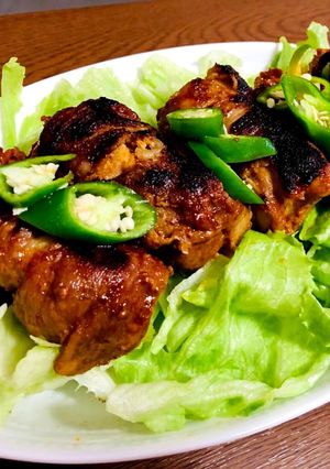 ずぼらの簡単高野豆腐のヘルシー肉巻き-レシピのメイン写真