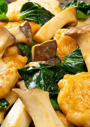 エリンギとささみのマヨ醤油炒め-レシピのメイン写真