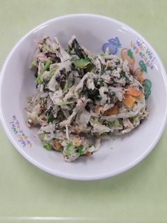 【保育園給食】切干大根ののりごま和え-レシピのメイン写真