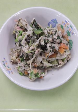 【保育園給食】切干大根ののりごま和え-レシピのメイン写真