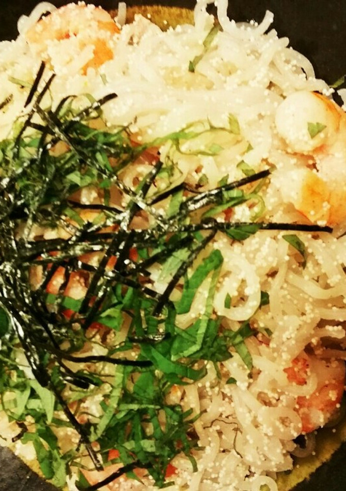 たらことえびのしらたき炒めパスタ風★-レシピのメイン写真