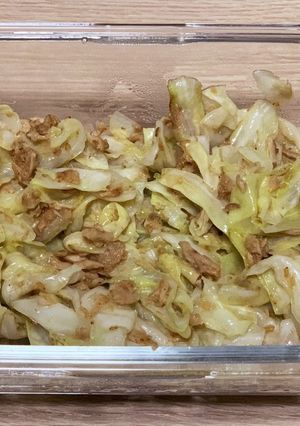 ツナキャベツのあごだし常備菜-レシピのメイン写真