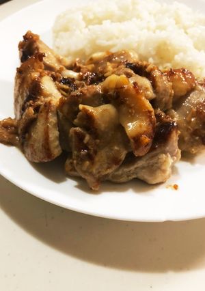 チキンの漬け込みガーリックマヨネーズ焼き-レシピのメイン写真