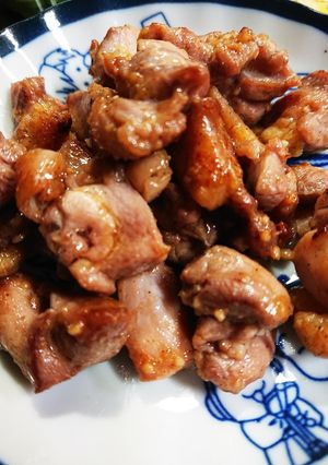 親鳥のだし塩コショウ炒め-レシピのメイン写真