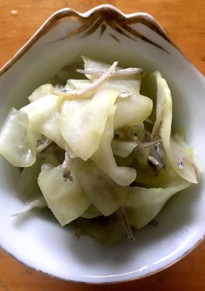 白瓜のてっぱい(白味噌の酢の物)-レシピのメイン写真