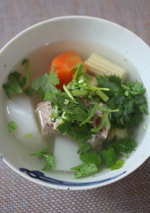 大同電鍋で作る大根と排骨のスープ-レシピのメイン写真