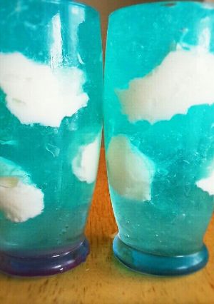 いいお天気♪飲む青空サイダーゼリー-レシピのメイン写真