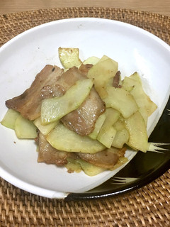 白瓜と豚肉の炒め物-レシピのメイン写真