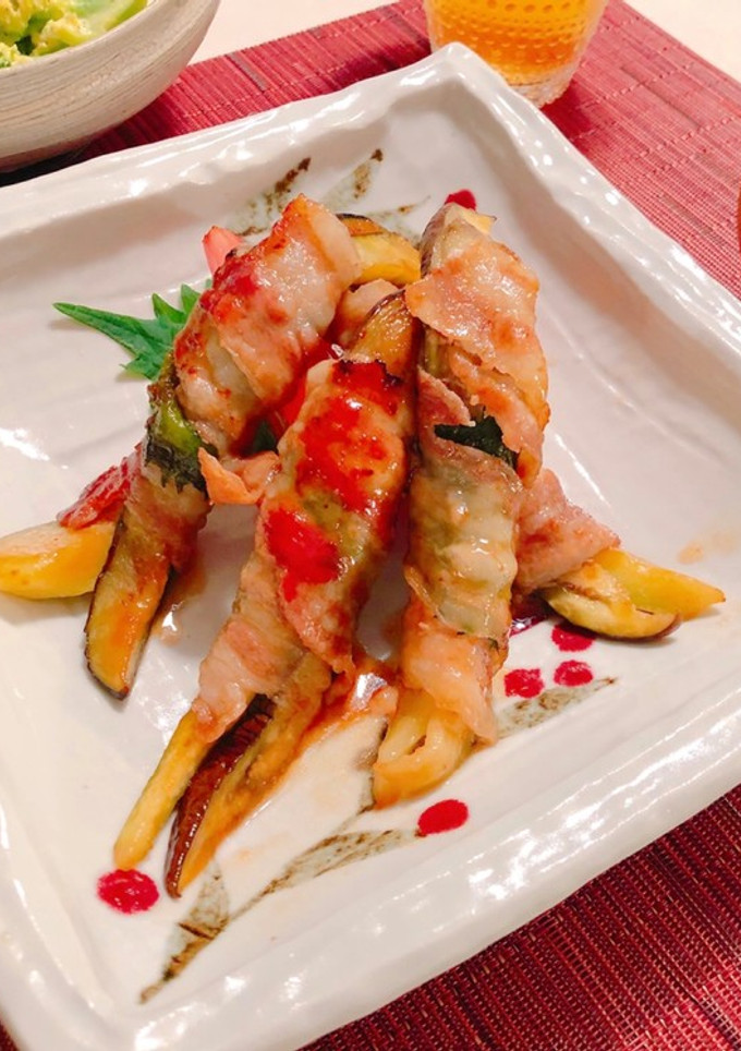 なすの豚しそ巻～しょうが焼き風～-レシピのメイン写真