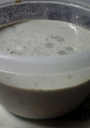 粉寒天で黒胡麻豆腐-レシピのメイン写真