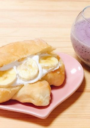 ヨーグルトホイップでバナナサンド-レシピのメイン写真