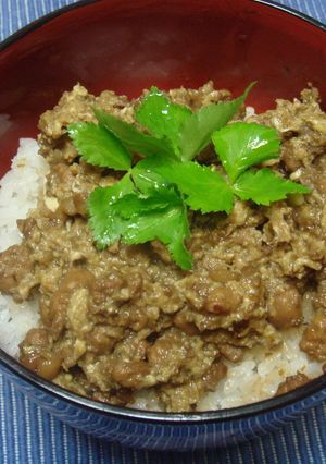 (゜д゜）ウマー鶏そぼろの親子丼-レシピのメイン写真