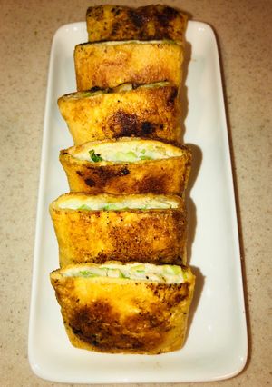 ひき肉の油揚げ包み焼き-レシピのメイン写真