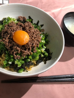 簡単、節約!お店の味!台湾風まぜそば-レシピのメイン写真