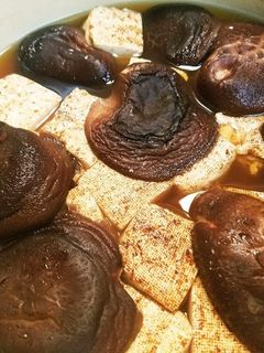 焼き豆腐と干し椎茸の煮物-レシピのメイン写真