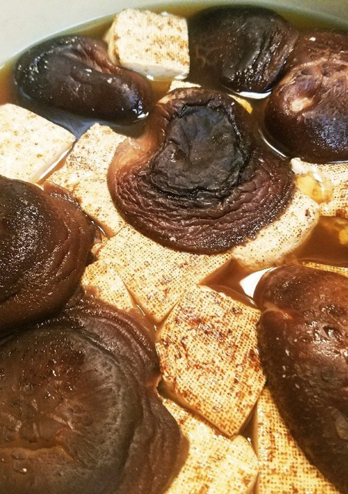 焼き豆腐と干し椎茸の煮物-レシピのメイン写真