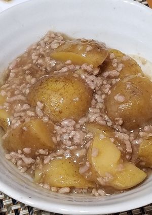 ＊豚のひき肉入りじゃがいも煮＊-レシピのメイン写真