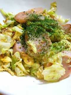 簡単♪魚肉ソーセージマヨソース炒め-レシピのメイン写真