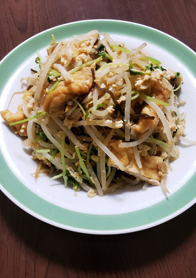 うまーい豆苗炒め♪-レシピのメイン写真