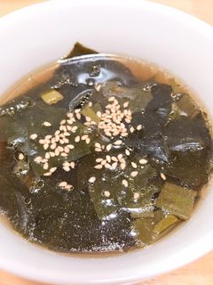わかめとネギの中華スープ-レシピのメイン写真