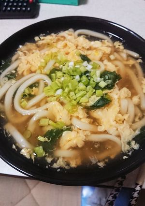 卵とお出汁のくたくたあんかけうどん-レシピのメイン写真