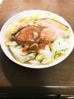 レンジで!鮭と野菜の味噌蒸し-レシピのメイン写真
