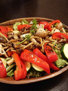 夏野菜ときのこのサラダ-レシピのメイン写真