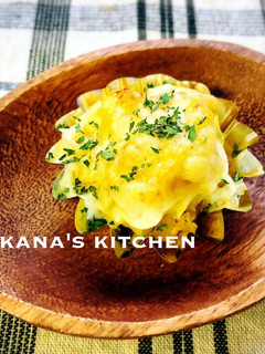 お弁当に☆かぼちゃサラダリメイクグラタン-レシピのメイン写真